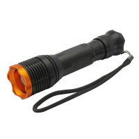 GS-9412 Onlystar 18650 recharge battery powered aluminum 10w xml-2 rechargeable portable led mini flashlight zoom torch