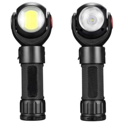 Aluminum 360 Degree Rotatable USB Rechargeable Magnetic Mini T6 COB LED Torch Work Light