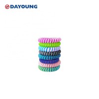 Multi color EVA Polyethen 100% natural essence oil one size fit all waterproof Double colored mosquito repellent band